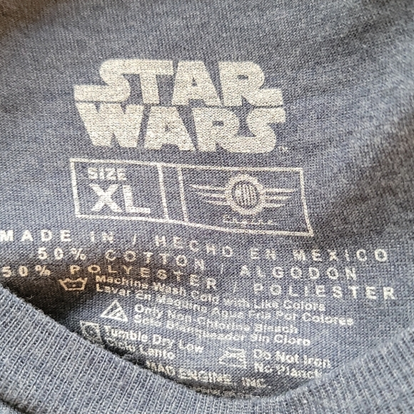 Star wars t-shirt, XL, grey/ blue - Picture 3 of 3